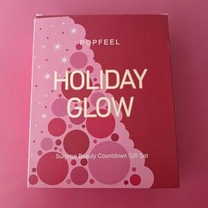 Popfeel Holiday Glow 24 Day Surprise Beauty Countdown Makeup Gift Set Advent